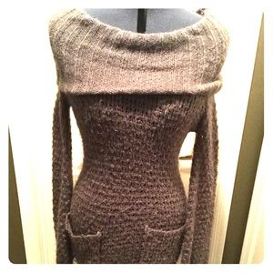 Gray Sweater dress